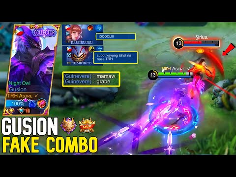 ASTRE SUPREME GUSION NIGHT OWL FAKE COMBO 💜 | MLBB