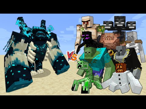 New Mutant Warden vs All mutant creatures - Mutant warden vs all Mutant mobs