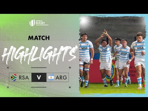 Argentina RAMPAGE | South Africa v Argentina | World Rugby U20 Championship 2024 Match Highlights