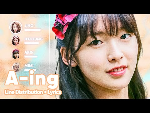 Oh My Girl - A-ing (Listen to My Word) (Line Distribution + Lyrics Karaoke) PATREON REQUESTED