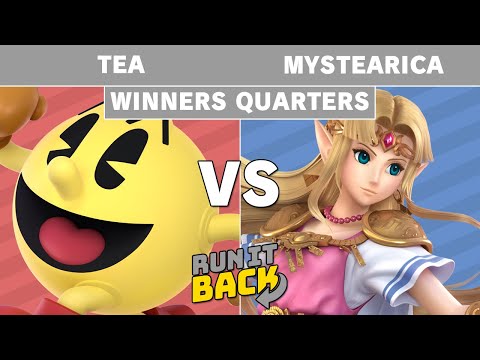 Run It Back - Tea (Pac-Man) vs Mystearica (Zelda) Winners Quarters - Smash Ultimate Singles