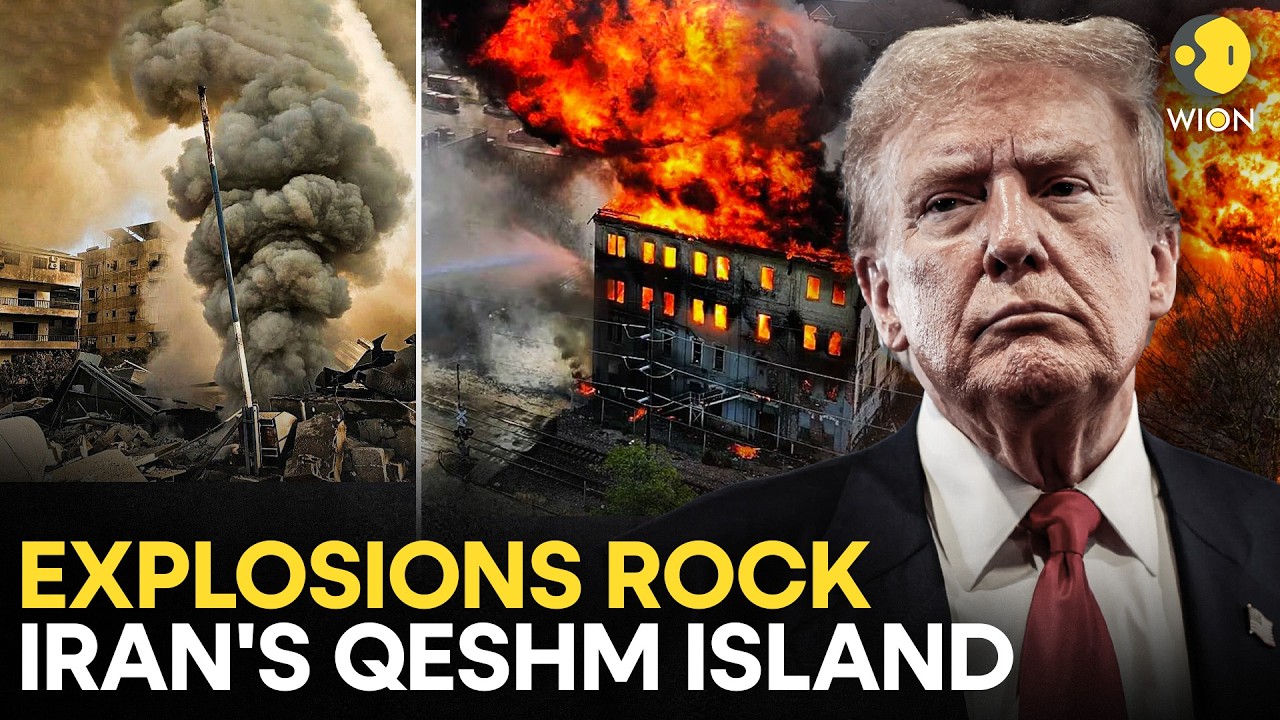 US Iran War LIVE: Qeshm Island EXPLODES as US Strikes Iran’s Revolutionary Guard | WION live