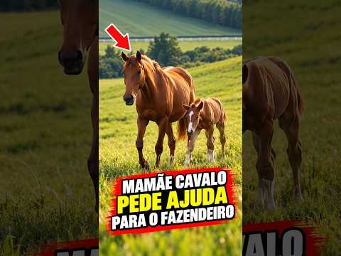 Fazendeiro bondoso ajuda família de cavalos. #shorts  #curiosidades #educação #animais