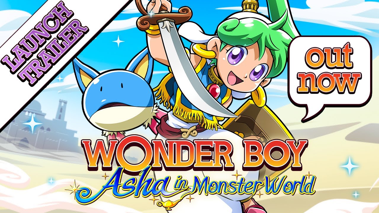 Wonder Boy: Asha in Monster World - Official Release Trailer - YouTube