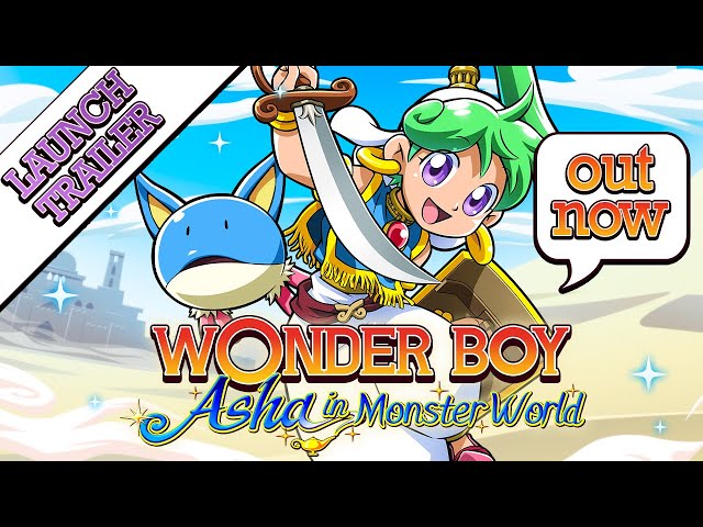 ININ Games Wonder Boy : Asha In Monster World, PlayStation 4, E10 + (Everyone 10 +), Suporte físico video