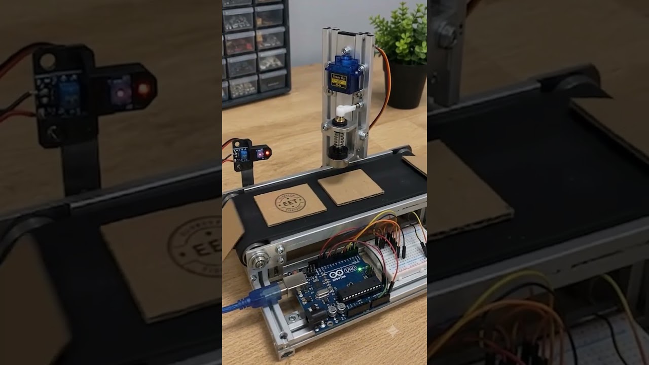 Arduino Automatically Stamps Every Passing Part