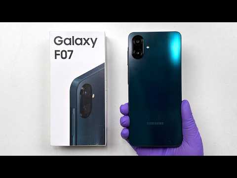 Samsung Galaxy F07 Unboxing - ASMR