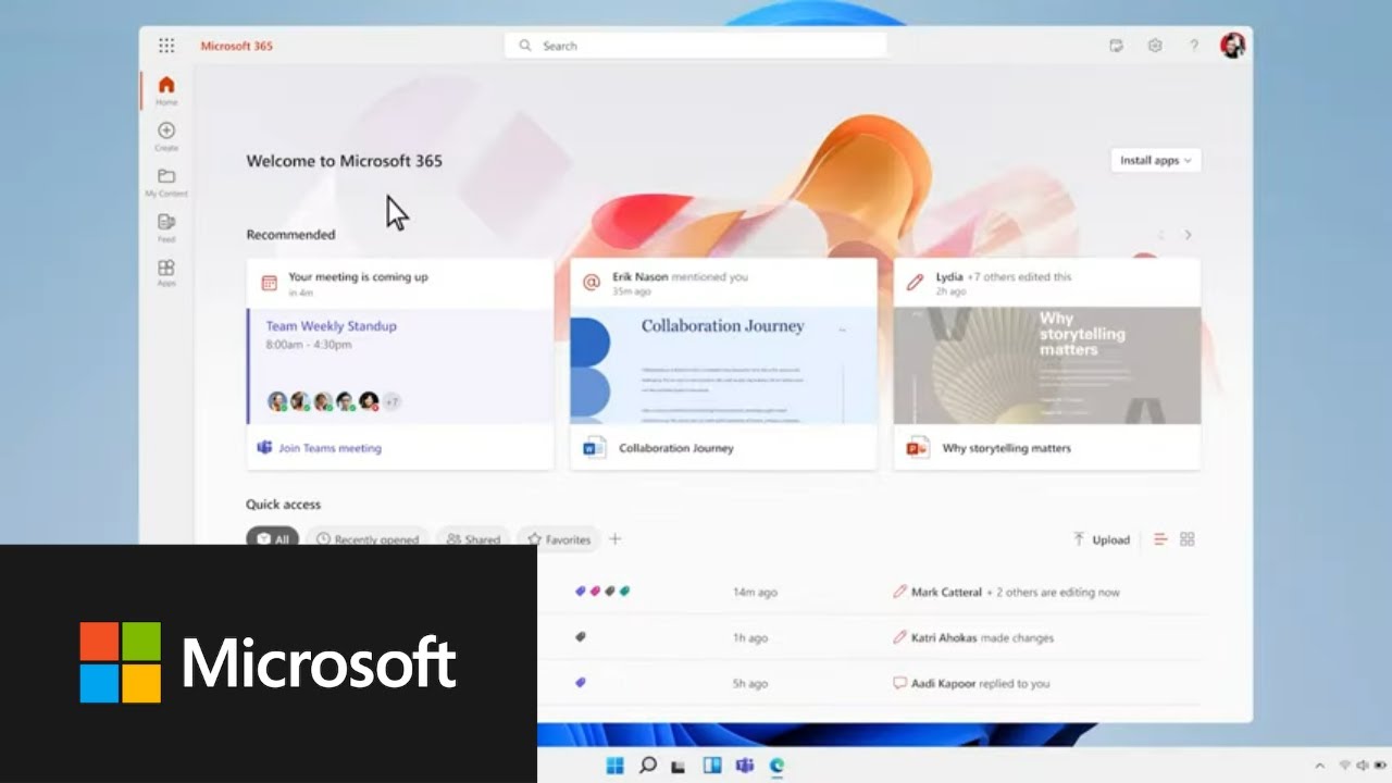 Introducing the Microsoft 365 App
