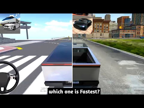 New Tesla Top Speed in 3D Driving Class VS Extreme Car Driving Simulator