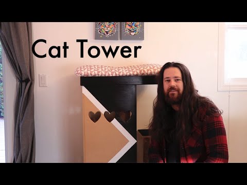 How To Build A DIY CAT TOWER