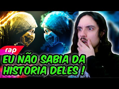 (NÃO SABIA!) REAGINDO ao Rap do Scorpion e Sub-Zero (Mortal Kombat) - RIVAIS | NERD HITS | REACT