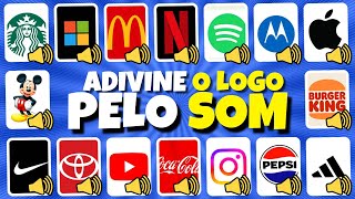 Só 1% acerta TODOS! 😱 ADIVINHE o LOGO pelo SOM 🔊🔥 | Netflix, Disney, McDonald’s, Coca-Cola 