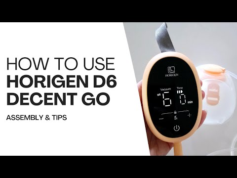 How To Use Horigen D6 Breast Pump: Complete Guide including Assembly, Setup and Tips