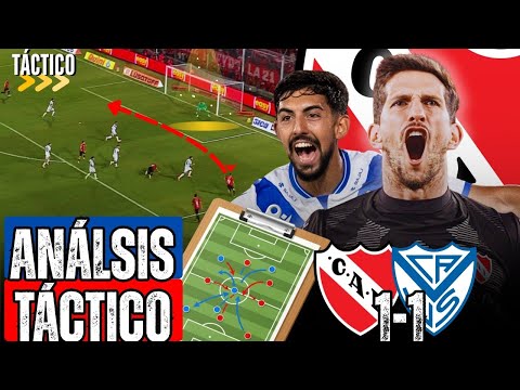 INDEPENDIENTE 1 VÉLEZ 1 | REY puso al ROJO en PARTIDO | ANÁLISIS TÁCTICO