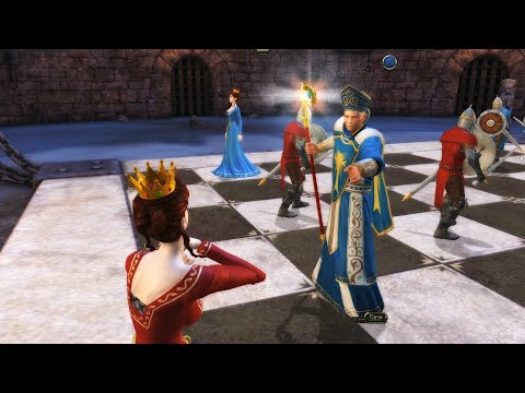 4K  Battle Chess Game of Kings: Bishop vs Queen I Fatal War