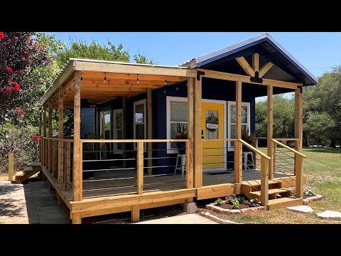 Possibly The Nicest Shed Cabin with 3 Beds I've Ever Seen