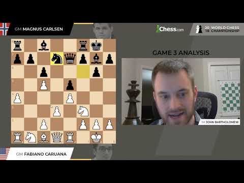 Game 3 | Caruana vs. Carlsen | 2018 World Chess Championship