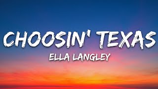 Ella Langley Choosin' Texas-v2 song