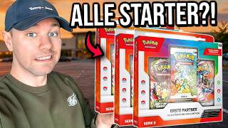 Kann ich ALLE Starter-Pokémon aus 3 Erste Partner Kollektionen ziehen?! 🤯| Pokémon Opening