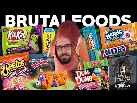 Gruselige Snacks Geschmackstest