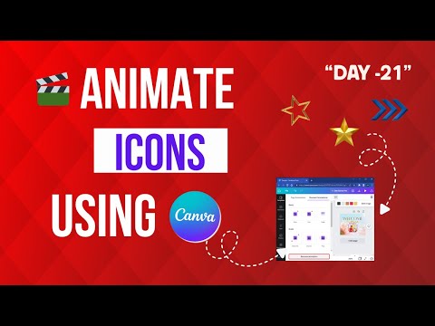 How to Animate Icons in Canva | canva animation tutorial
