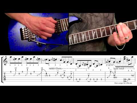 Satch boogie (how to play) solo part 1j.  click below for next lesson.