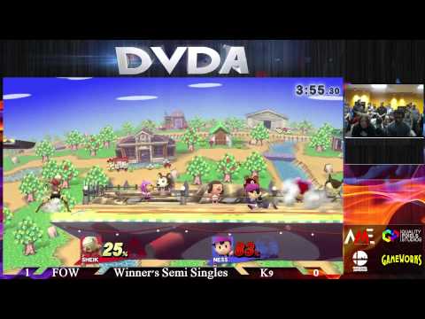DVDA #7 Winners Semi-Finals: FOW (Ness) vs K9 (Sheik)