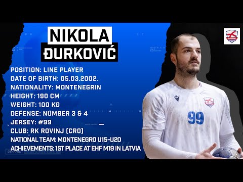 Nikola Djurkovic | Line Player | RK Rovinj | Highlights | Handball | CV | 2024/25