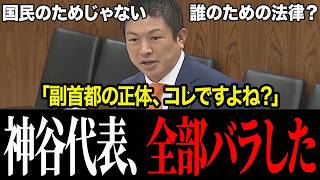"災害のため"は口実と一刀両断、維新に誘われ断った神谷宗幣がの「結党時の飲み会」で聞いた話を国会で大暴露…なぜ地盤最強の大阪府庁を動かそうとしたのか?