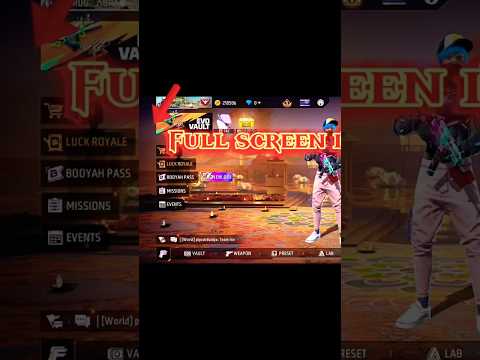 #freefire full screen problem iPhone me 🍎