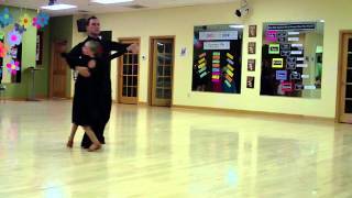 Ms. Cristiana and Mr. Nikolay dancing the Tango