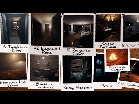 Complete Guide on all the Maps in Phasmophobia | Cursed Possessions, Hiding, Looping and more