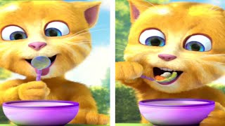 Talking Ginger Eating