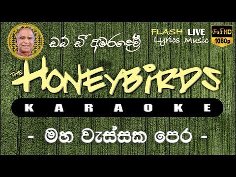Maha Wassaka Pera Karaoke (Without Voice) මහ වැස්සක පෙර කැරෝකේ