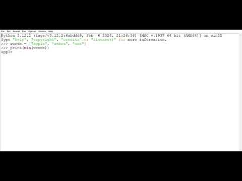 Python Program Wap In String To Find Lexicographically Smallest String