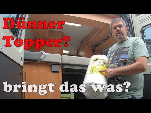 Besucherritze ade - Matratzentopper im Pössl 2Win Plus Wohnmobil