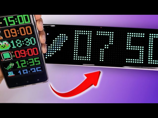 Vídeo relacionado con Pantalla LED Flexible Personalizable RGB, 17.3 x 7 cm Flexible Panel Led Publicidad Exterior Control vía App Bluetooth USB 5V/2A, Letrero LED Programable para Bares, Fiestas, Navidad, Bodas