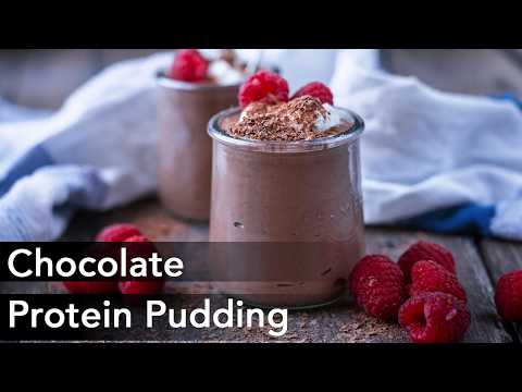 Easy Chocolate Protein Pudding Recipe | Healthy & High-Protein Dessert - Hungry Healthy Happy