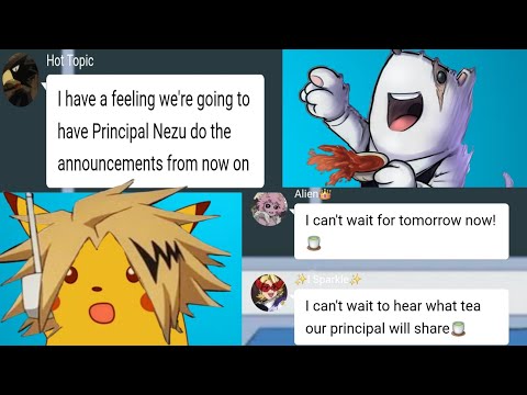 Nezu's Morning Announcements ||MHA x y/n|| Matt_The_Curtin TikToks