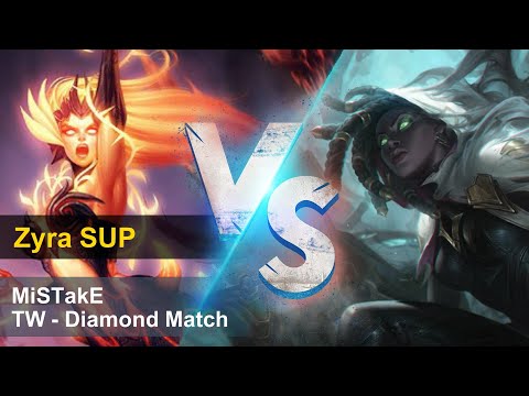 【MiSTakE】枷蘿 Zyra [SUP] vs Senna (L) | S10 Patch 10.9 | 2020/05/14
