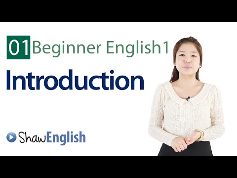 Beginner English Introduction