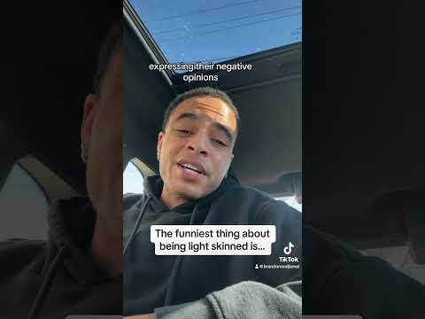 The funniest thing about being light skinned is 😂😂 #lightskin #darkskin #growingupblack