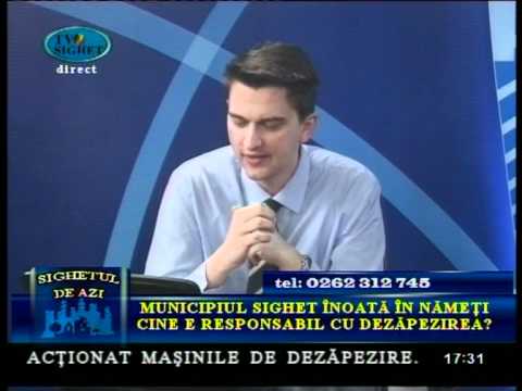 Sighetul de Azi - 17 Ianuarie 2012 - Municipiul Sighetu Marmaţiei înoată în nămeţi!