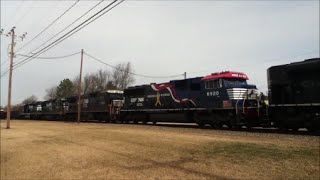 preview picture of video 'NS 134 with NS 6920 (Honoring our Veterans) at Conover, NC'