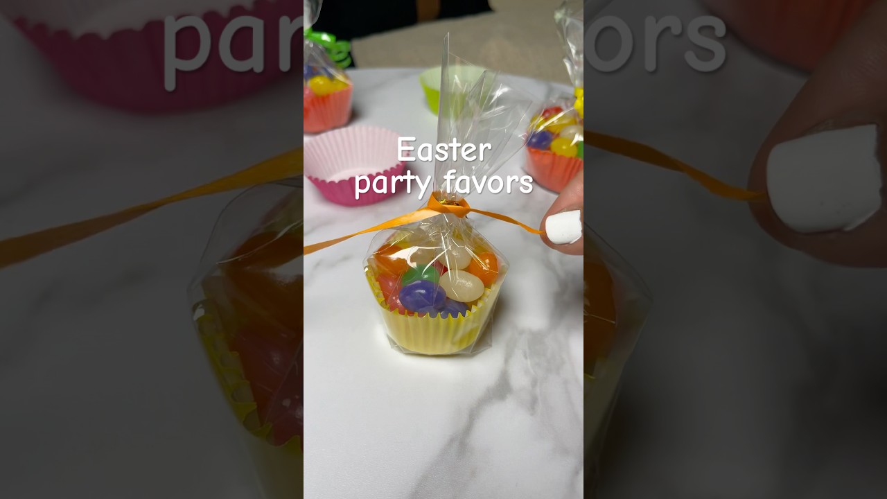 Easter  party favors diy #easter #momtip #momhacks #diyhacks #DIY #partyfavors #shorts
