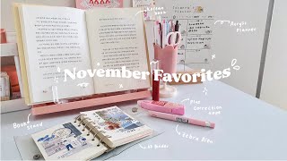 My November Favourites - Stationery , Book, Others