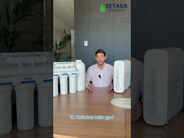 Vídeo relacionado con Equipo de Osmosis Inversa 5 Etapas Domestico con Membrana de 50 Gpd Incluye Filtros Osmosis Inversa 5 Etapas de Coconut Ecologico, Deposito Osmosis 5 Litros, Grifo de Osmosis Inversa y Bastidor ABS