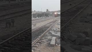 preview picture of video 'Long freight train with new loco cross pano akil CANTT Railway Station'