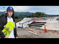 Sneaking Into An UNFINISHED Skatepark