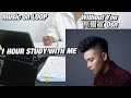 1 HOUR STUDY WITH ME with music Without You 没了你 - 高爾宣Osn on LOOP